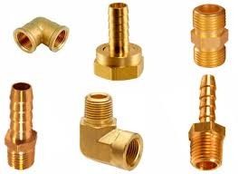 1/2" Female Thread Brass Plumbing Tee Fitting Used In Water / Gas