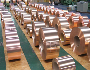 High Conductivity Copper Metal Strips Cu Fe Strips C19210 CuFe0.1P High Softening 0.1-3.0mm