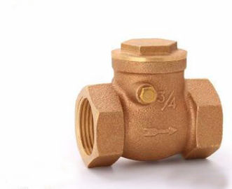 Low Pressure Bronze Swing Check Valve Lead Free With Soft Seat