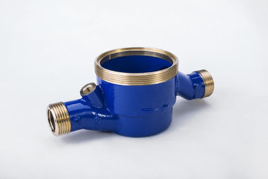 Brass Valve Controlled Water Meter Body , Heavy Duty Water Flow Meter Body